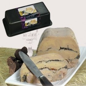 Foie gras de pato entero mi-cuit con trufa y coñac trufado